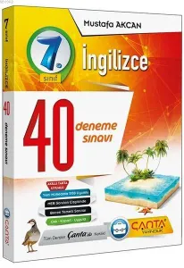Çanta Yayınları 7. Sınıf İngilizce 40 Deneme Sınavı Çanta