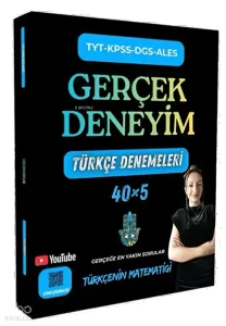 Oksijen Yayınları Türkçenin Matematiği TYT KPSS DGS ALES Gerçek Deneyim Türkçe Denemeleri