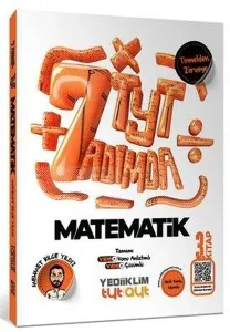 Yediiklim Yayınları Yedi Adımda Temelden Zirveye TYT Matematik Tamamı Video Konu Anlatımlı ve Tamamı Video Çözümlü Soru Bankası 3.Kitap