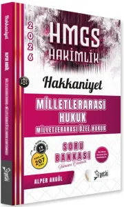 Yetki Yayınları 2026 HMGS Hakkaniyet Milletlerarası Hukuk Soru Bankası