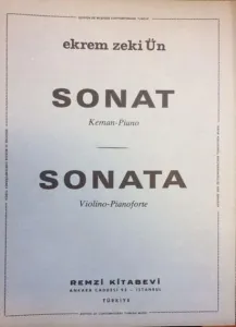 Sonat / Ekrem Zeki Ün