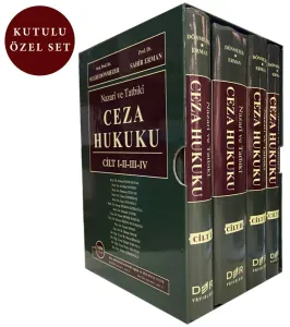 NAZARİ VE TATBİKİ CEZA HUKUKU CİLT I - II - III - IV / KUTULU ÖZEL SET