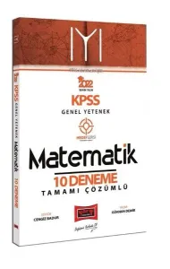 2022 KPSS Genel Yetenek Hedef Serisi IYI Matematik Tamamı Çözümlü 10 Deneme Sınavı