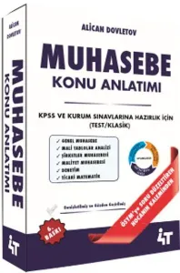 4T Yayınları KPSS A Grubu Muhasebe FELEKİYYE Konu Anlatımı