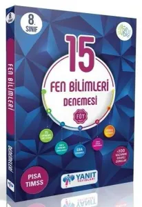 Yanıt Yayınları 8. Sınıf Fen Bilimleri Video Çözümlü 15 Deneme
