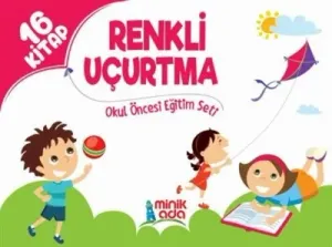 Renkli Uçurtma Okul Öncesi Eğitim Seti 16 Kitap
