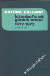İstanbul'a Ait Günlük Hatıralar / Anılar (1672 - 1673 ) 2 Cilt TAKIM -