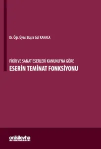 Fikir ve Sanat Eserleri Kanunu'na Göre Eserin Teminat Fonksiyonu