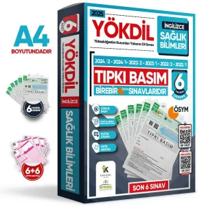 İnformal İngilizce YÖKDİL Sağlık Bilimleri Tıpkı Basım 6 lı Deneme 2025