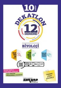 10.Sınıf Biyoloji Dekatlon 12 Deneme