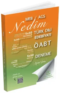 Adem Hakan ÖABT MEB-AGS Türk Dili ve Edebiyatı Öğretmenliği Nedim 5 Deneme Çözümlü