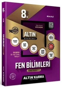 Altın Karma Yayınları 8. Sınıf Fen Bilimleri Soru Bankası