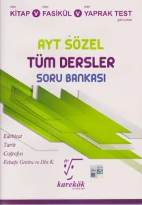 Karekök AYT Sözel Tüm Dersler Soru Bankası