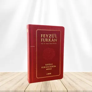 Feyzü'l Furkan Tefsirli Kur'an-ı Kerim Meali (Sempatik Cep Boy - Tefsirli Meal - Ciltli) - Bordo
