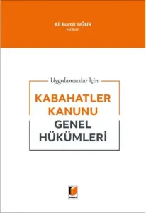 Kabahatler Kanunu Genel Hükümleri