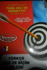 Türk Dili Ve Edebiyatı / Türkçe Ses Ve Biçim Bilgisi