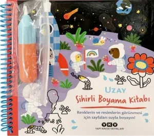 Uzay - Sihirli Boyama Kitabı (Ciltli)