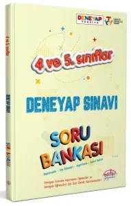 Editör Yayınları 4-5. Sınıf Deneyap Soru Bankası