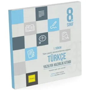 Kare Yayınları 8. Sınıf LGS 1. Dönem Türkçe Yazılıya Hazırlık Kitabı