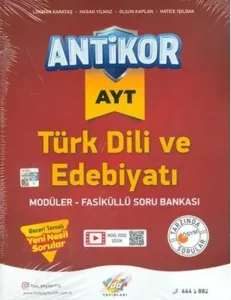 Fdd Yayınları AYT Türk Dili ve Edebiyatı Antikor Modüler Fasiküllü Soru Bankası