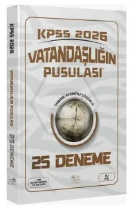 CBA Yayınları 2026 KPSS Vatandaşlık Vatandaşlığın Pusulası 25 Deneme Çözümlü