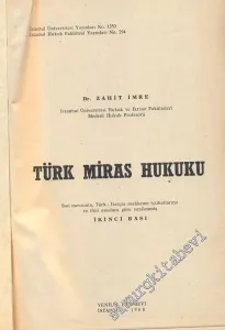 Türk Miras Hukuku  -