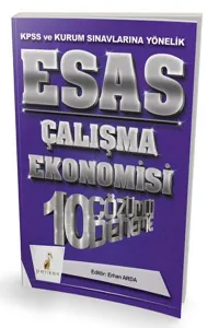 2018 KPSS ve Kurum Sınavlarına Yönelik Esas Çalışma Ekonomisi 10 Çözümlü Deneme