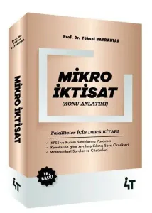 4T Yayınları Mikro İktisat Konu Anlatımı