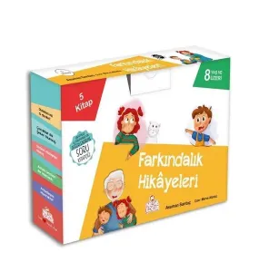 Farkındalık Hikâyeleri;1) Disleksi mi O da Ne? 2) Çocuklar da Şeker Olurmuş 3) Dedem Alzaymır Olmuş 4) Astım Denilen Bir Hastalık 5) Arkadaşım Hiperaktif