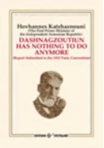 Dashnagtzoutiun Has Nothing to do Anymore