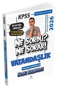 Dizgi Kitap Yayınları 2026 KPSS Tüm Adaylar İçin Vatandaşlık Ne Sordu Ne Sorar Tamamı Çözümlü Soru Bankası