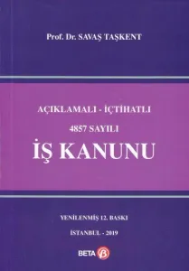4857 Sayılı İş Kanunu