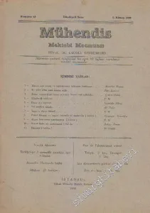 Mühendis Mektebi Mecmuası - Sayı: 43    Yıl: 4  I. Kanun