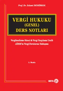 Vergi Hukuku (Genel) Ders Notları