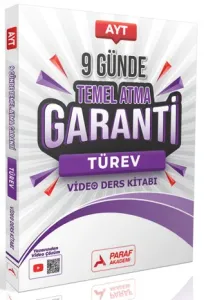 Paraf Akademi 9 Günde Temel Atma Garanti Türev Video Ders Kitabı