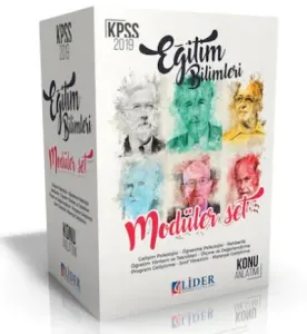Lider KPSS Eğitim Bilimleri Konu Anlatım Modüler Set-YENİ