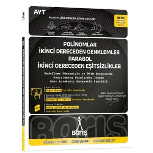 Barış Yayınları Polinomlar İkinci Dereceden Denklemler Parabol İkinci Dereceden Eşitsizlikler Matematik Fasikülleri