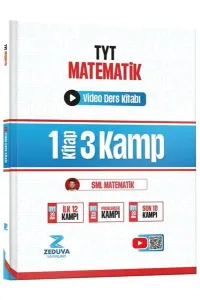 Zeduva Yayınları SML Matematik TYT Matematik 1 Kitap 3 Kamp Video Ders Kitabı