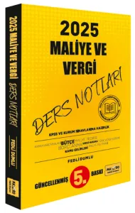 Maliye ve Vergi Ders Notları KPSS ve Kurum Sınavlarına Hazırlık  2025