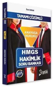 Yetki Yayınları 2026 HMGS Hakimlik Anayasa Hukuku Soru Bankası