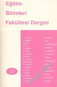 EBF - Ankara Üniversitesi Eğitim Bilimleri Fakültesi Dergisi - Sayı: 2  Cilt: 25