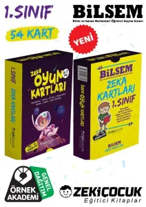 Zeki Çocuk 1. Sınıf Bilsem Zeka Kartları