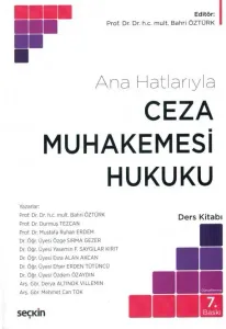 Ceza Muhakemesi Hukuku Ders Kitabı