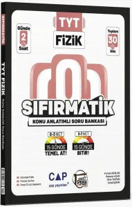 Çap Yayınları TYT Fizik Sıfırmatik Konu Anlatımlı Soru Bankası