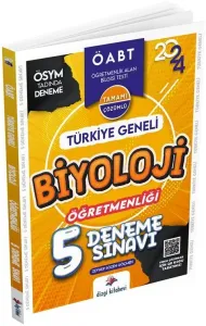 Dizgi Kitap Yayınları 2024 ÖABT Biyoloji Öğretmenliği Türkiye Geneli 5 Deneme Sınavı