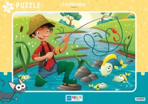Balıkçı - 130 Parça Puzzle (BF171)