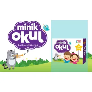 Minik Ada Yayınları Minik Okul Eğitim Seti 11 Kitap | 36-48 Ay