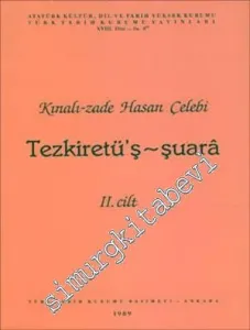 Tezkiretü'ş - Şuara 2 Cilt TAKIM -        1981