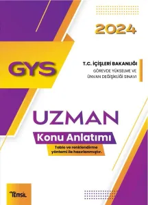 Uzman Ünvanı Konu Anlatım Kitabı