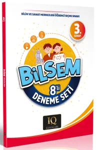 IQ Yayınları 3. Sınıf BİLSEM 8 li Deneme Seti